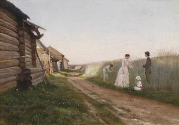 Dans le champ de blé